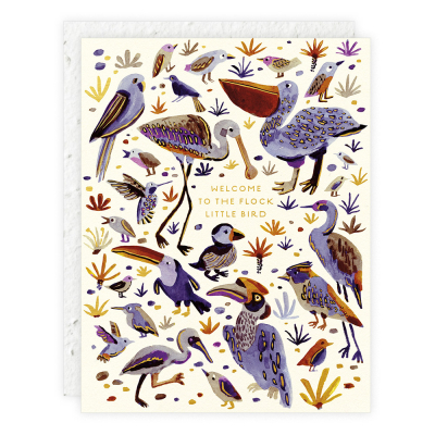 Little Bird Sprouts Mini Card|Seedlings