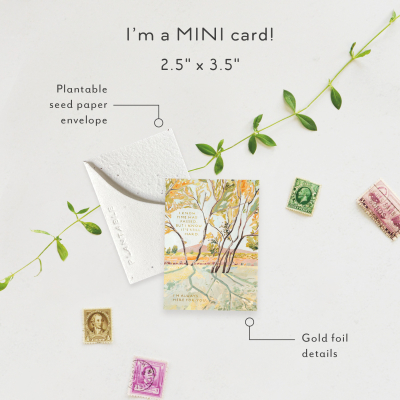 In the Shade Sympathy Sprouts Mini Card|Seedlings