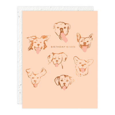 Dog Kisses Sprouts Mini Card|Seedlings