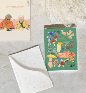 Shrooms Sprouts Card|Seedlings