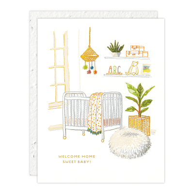 Nursery Sprouts Mini Card|Seedlings
