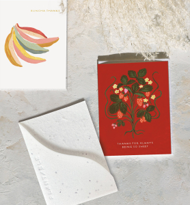 Sweet Strawberry Sprouts Card|Seedlings