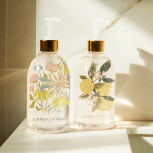 Springtime Blooms Liquid Hand Soap with Decorative Insert|St