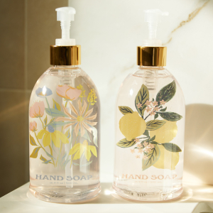 Lemon Tree Liquid Hand Soap with Decorative Insert|Studio Oh