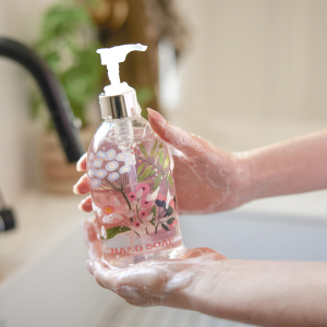 Botanical Bliss Liquid Hand Soap with Decorative Insert|Stud