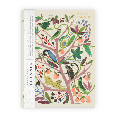 Menagerie 17 Month On The Go Planner|Seedlings