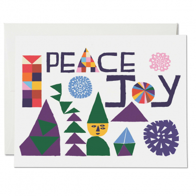 BOX Peace and Joy Holiday|Red Cap Cards
