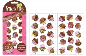 Chocolate Cupcake SS Mini Stickers|Peaceable Kingdom