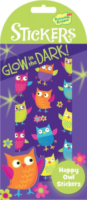 Glowing Happy Owls Stickers|Peaceable Kingdom