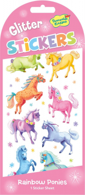 Glitter Ponies Stickers|Peaceable Kingdom