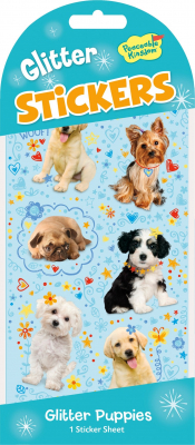 Glitter Puppies Stickers|Peaceable Kingdom