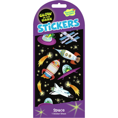 Space Glow In The Dark Stickers|Peaceable Kingdom