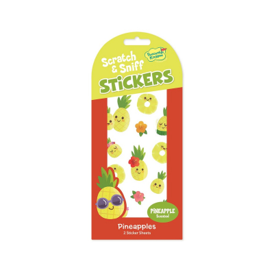 Pineapple Scratch And Sniff Stickers|Peaceable Kingdom