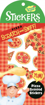 Pizza Scratch And Sniff Stickers|Peaceable Kingdom