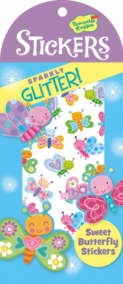 Sweet Butterflies Glitter Stickers|Peaceable Kingdom