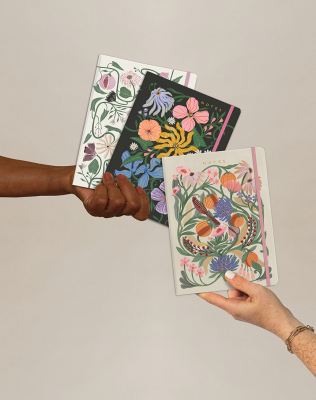 Flora + Fauna Sewn Trio Notebook Set|Seedlings