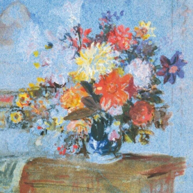 A Vase Of Lilies Dahlias And Other Flowers|Museums & Galleri