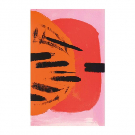 Orange And Red On Pink|Museums & Galleries
