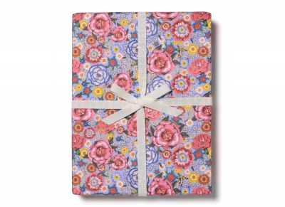 Blue Rose wrap roll- 3 sheets|Red Cap Cards