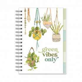 Edith Notebook Green Vibes Only|Studio Oh