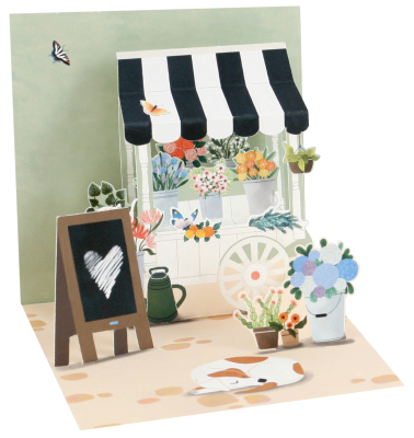Flower Cart|Up With Paper