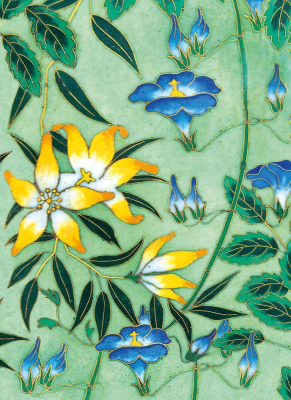 Flowers On Green Vase|Museums & Galleries