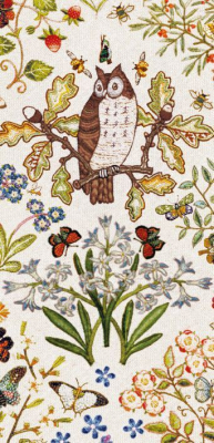 Embroidered Owl Butterflies|Museums & Galleries