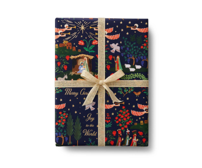 Nativity Scene Continuous Wrapping Roll|Rifle Paper