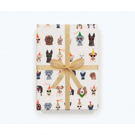 Roll of 3 Party Pups Wrapping Sheets|Rifle Paper