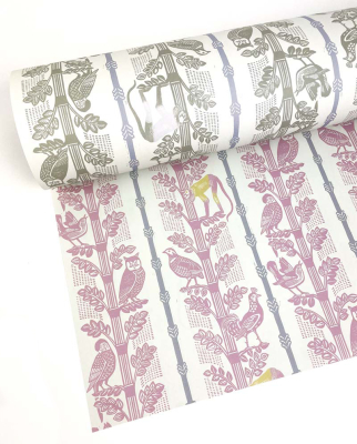 SHEET WRAP Monkeys And Birds