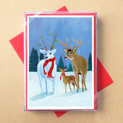 BOX REC Snow Deer