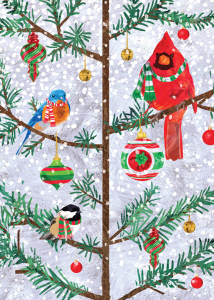 BOX REC 3 Birds In Tree