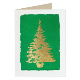 MINI CARD Tree On Green