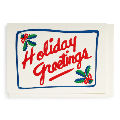 MINI CARD Holiday Greetings