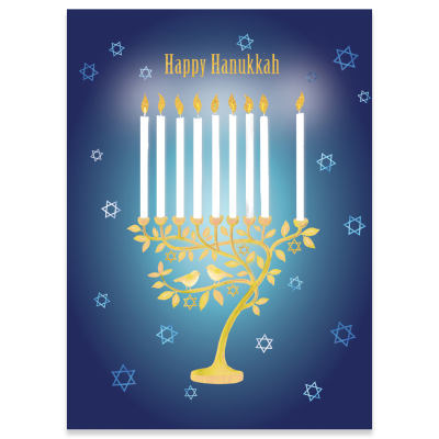 Gold Menorah