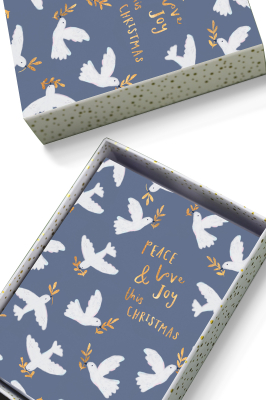 BOX Peace Love And Joy|Halfpenny