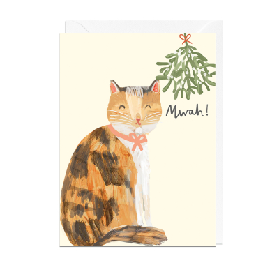 Mistletoe Cat