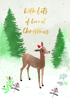 Lots Of Love At Christmas Deer