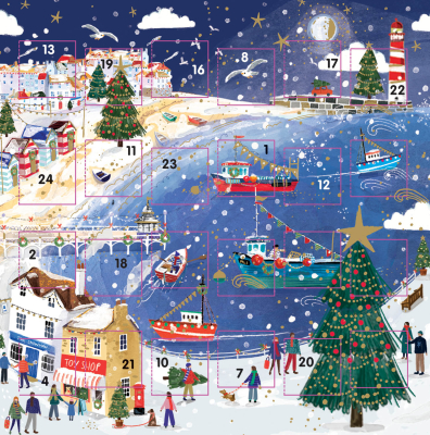 ADVENT CARD Christmas On The Water