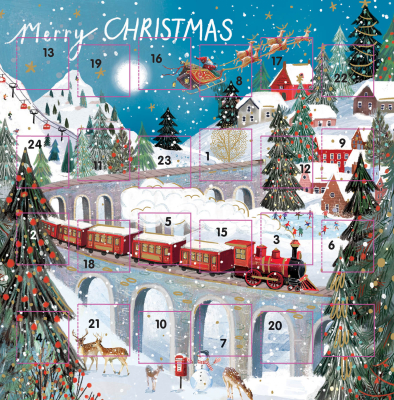 ADVENT CARD Polar Express