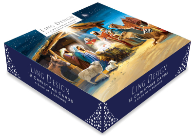BOX LRG SQ Nativity Story Scenes Deluxe