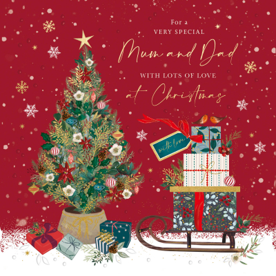 Mum And Dad At Christmas