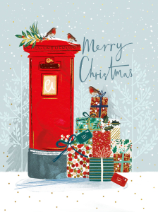 BOX REC Festive Christmas Mailbox Mini Luxury