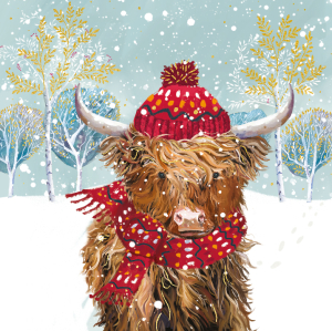 BOX Cosy Highland Cow