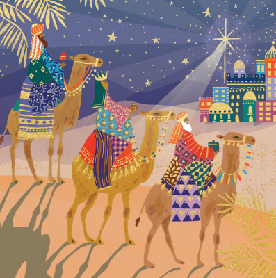 BOX SML SQ The Three Wise Men Premium