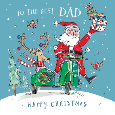 Best Dad Santa Motorcycle