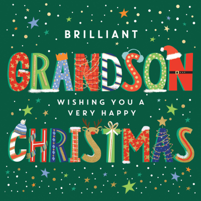 Happy Christmas Brillant Grandson