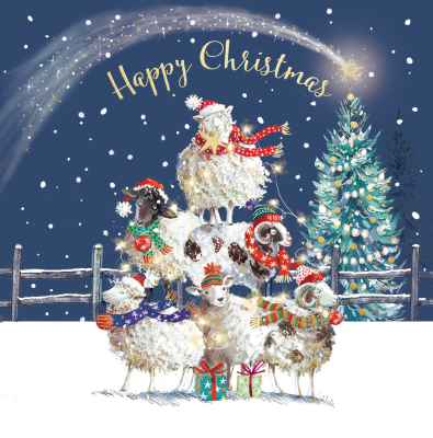 Happy Christmas Sheep Tree