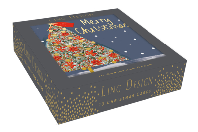 BOX LRG SQ Classic Merry Christmas Tree Superior