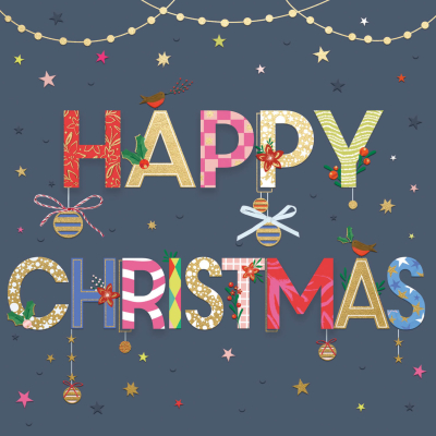 Festive Cheers Happy Christmas Multicolour